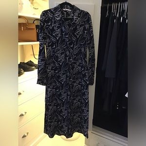NWOT Zara Abstract Print MIDI Dress